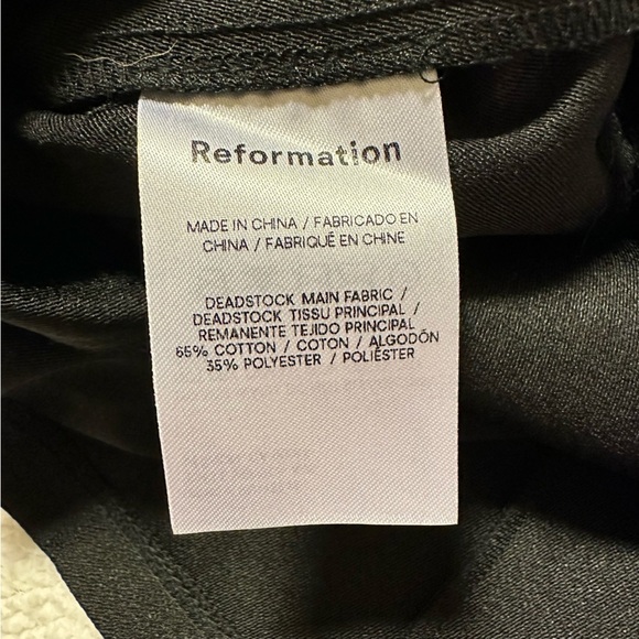 Reformation Black Sweetheart Strapless Joline Mini Dress - Picture 9 of 14